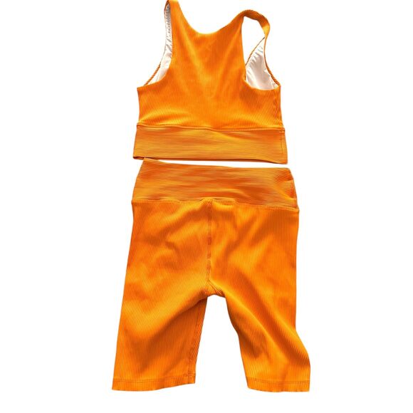 YEAR OF OURS Ribbed Athletic Set‎ Orange Medium - Picture 2 of 4